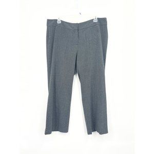 Charter Club Katherine Fit Gray Career Cropped Dress Pants 20W